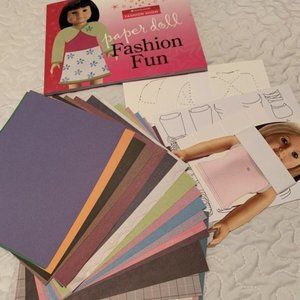American Girl Paper Doll Fashion Fun Doll Crafts New / Opened Set